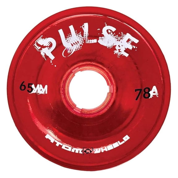 Outdoor Quad Wheels 78A Atom Pulse 65x37 Red / 2 Packs - 8 Wheels