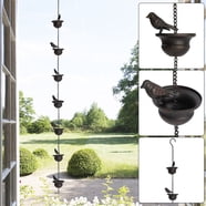 125cm Cast Iron Lotus Flower Rain Chain main image 1