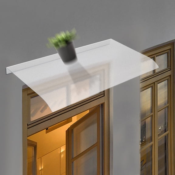 Outdoor Rain Shelter, 50x100cm, Wall Mounted, Lightweight, UV Resistant, Maintenance Free, Modern Design