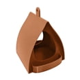 thumbnail image 1 of Outdoor Rainproof and Sunproof Bird Feeder, Hut Shape Hanging Wild Bird Feeder with Top Hook, Open Design Weatherproof Bird Food Container for Outside Garden Balcony Backyard, 1 of 9
