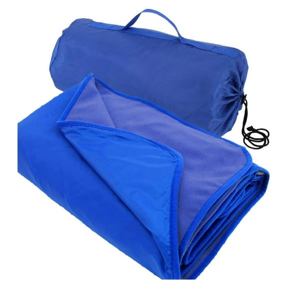 Outdoor Rainproof & Windproof Thick Stadium Blanket | for Camping, Picnic, Sports, Festivals, Football, Baseball, Concerts, Parks, Beach 55" x 79"