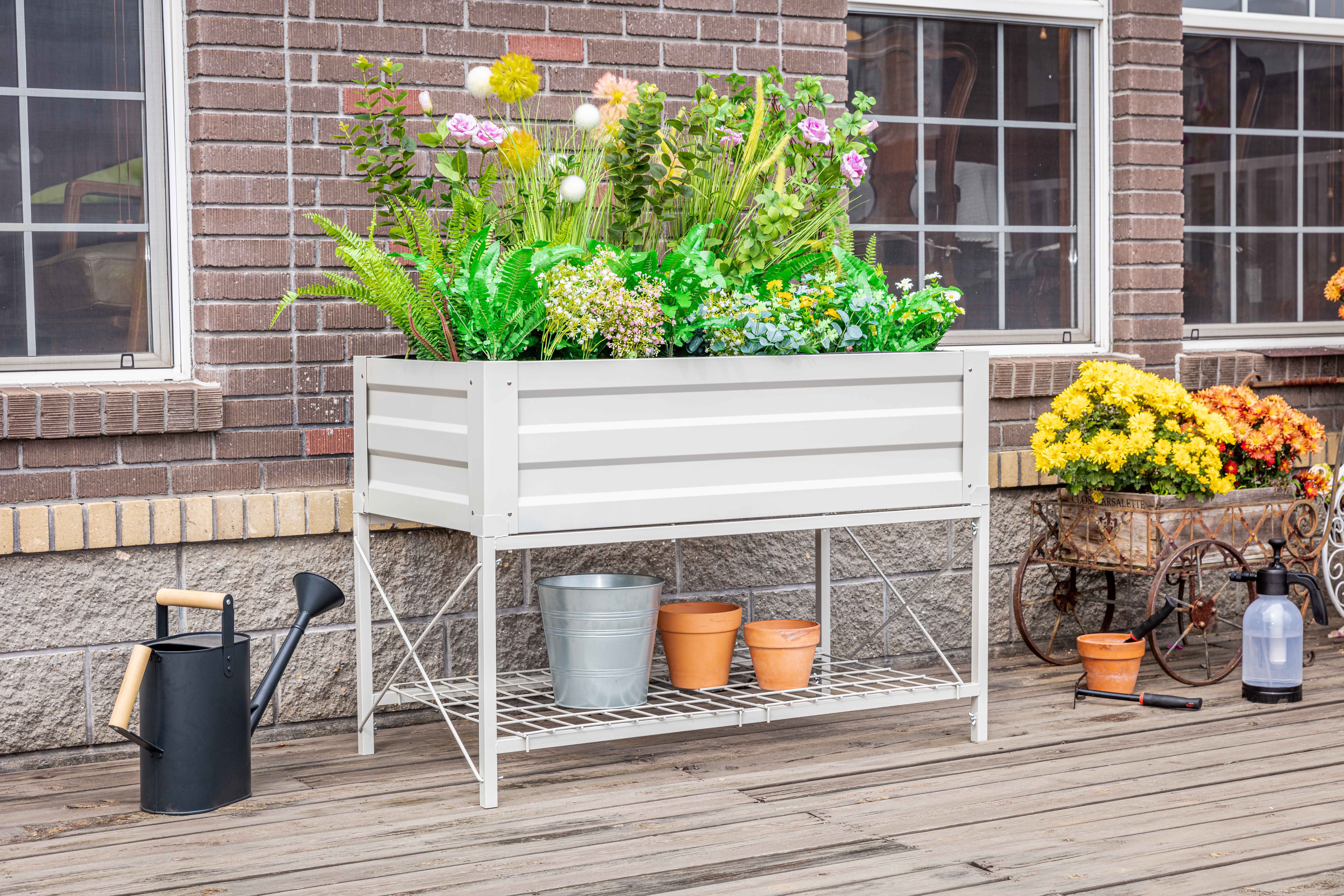 Raised Garden Bed Shelf
