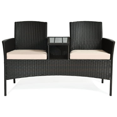 Outdoor Rattan Furniture Wicker Conversation Chair