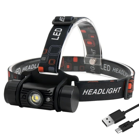 Outdoor Rechargeable Head Torch With Motion Sensor For Camping And Night Runs