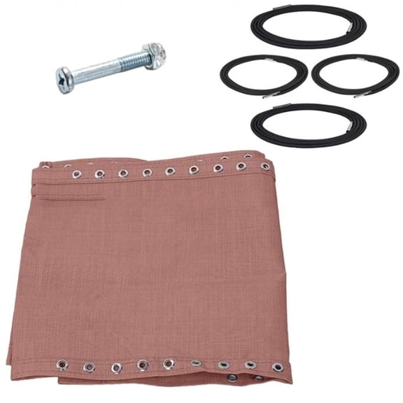 Outdoor Recliner Replacement Fabric With 4 Gravity Chair Replacement Ropes + Screws Lounge Beach Chair Cloth Repair Kit