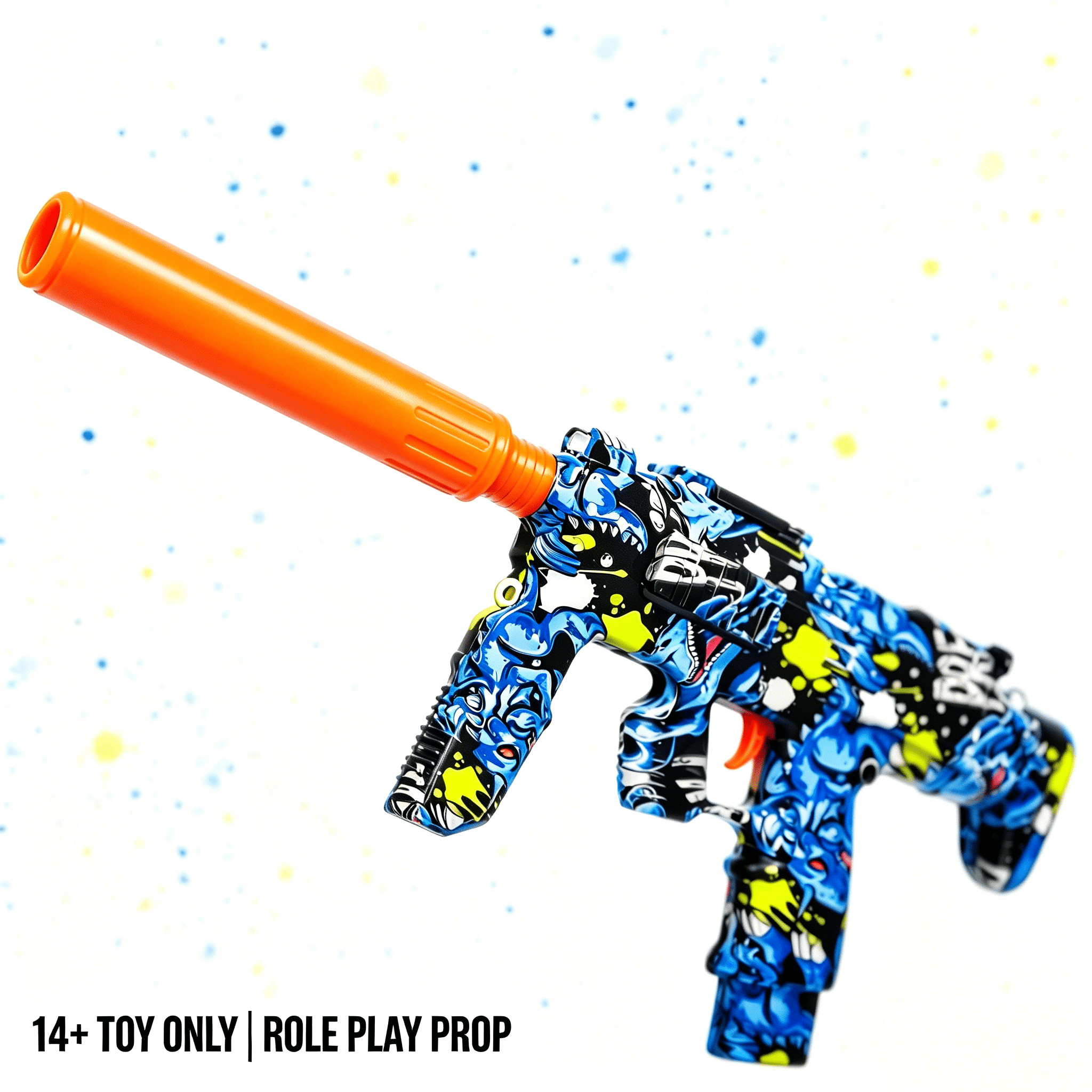 Outdoor Recreational Toy Blaster with USB Charging Cable, Ages 14+ (No Ammo Included)