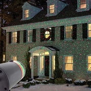 Outdoor Red and/or Green Laser Light Star Display Projector with Blinking and Steady Modes