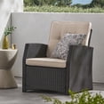 thumbnail image 1 of Outdoor Relaxation Single Sofa with Comfortable Cushions for Patio Garden Deck Lounging, 1 of 9