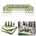 thumbnail image 1 of XXLYY Outdoor Replacement Cushions for Patio Furniture, 14 Piece Patio Sectional Cushions, 4" Water-Resistant Replacement Sofa Cushions Fits 6-seat Rattan Conversation Set, 1 of 7