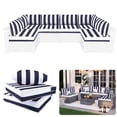 thumbnail image 1 of XXLYY Outdoor Replacement Cushions for Patio Furniture, 14 Piece Patio Sectional Cushions, 4" Water-Resistant Replacement Sofa Cushions Fits 6-seat Rattan Conversation Set, 1 of 7