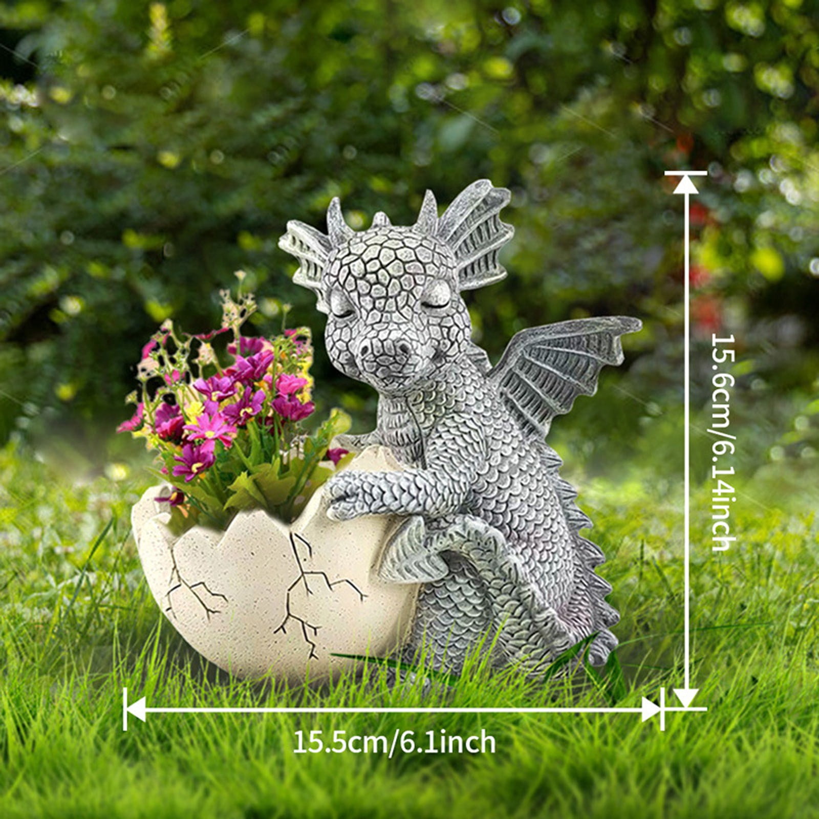 Outdoor Resin Decoration Carving Planter,Home Gardening Crafts Flower Pot,Abstract Resin Plant Pot,Unique Decorative Garden Pot for Living Room Bedroom Patio