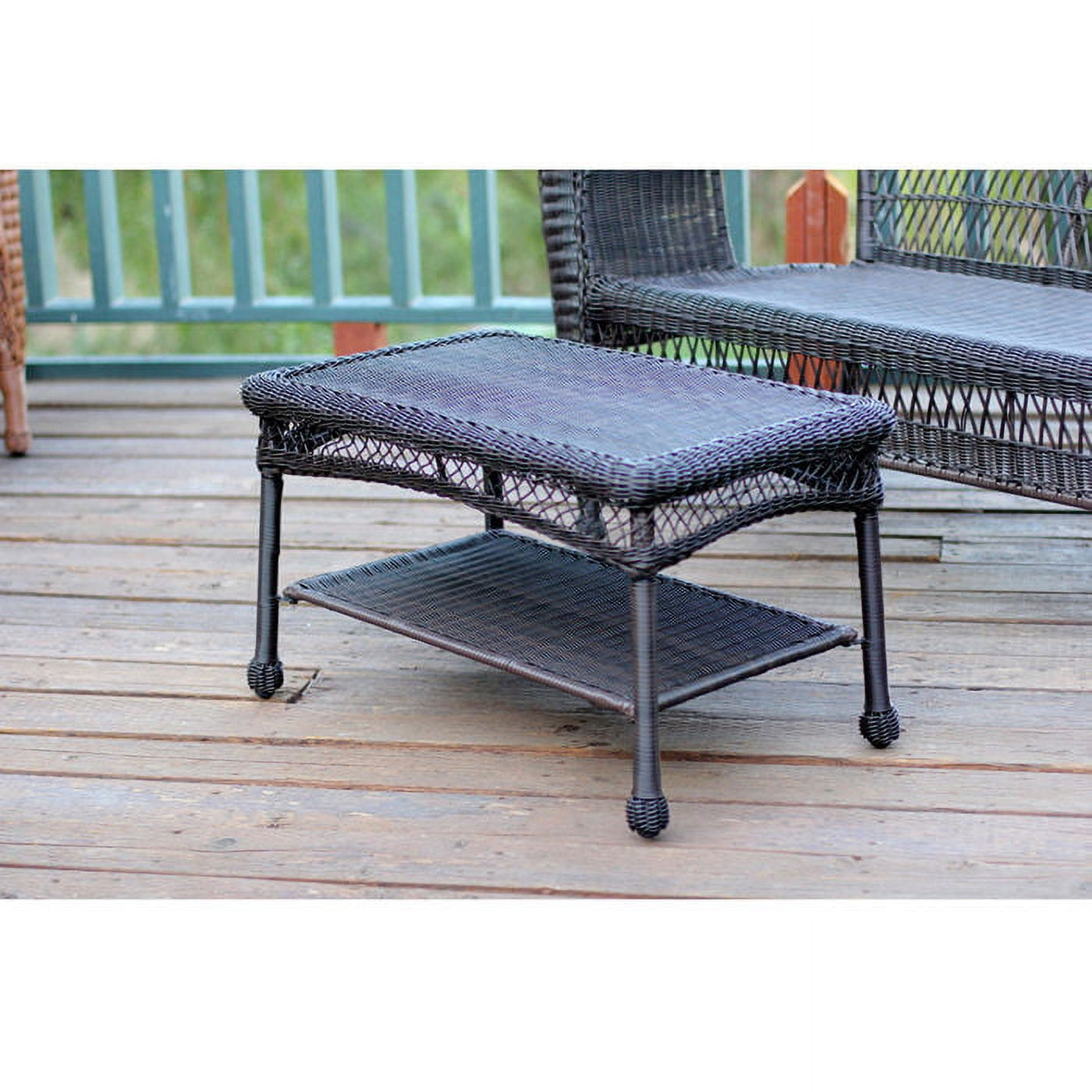 Outdoor Resin Wicker Coffee Table by Jeco - Walmart.com