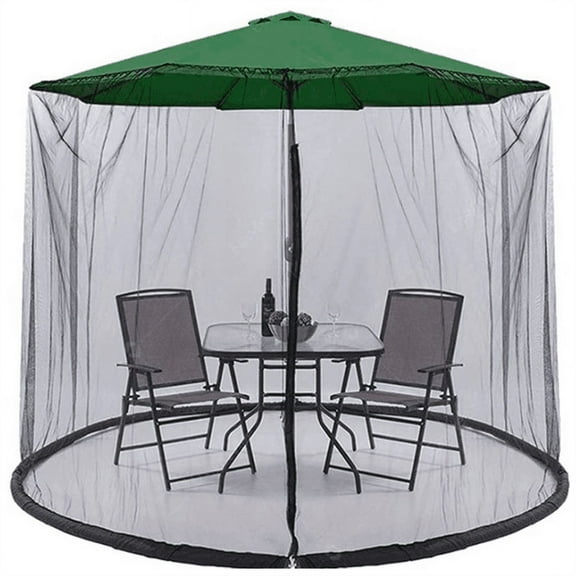 Outdoor Restaurant Patio with Zipper Closure Swing Mosquito Net Net Curtain Mesh Cover Po C4005