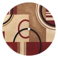 thumbnail image 1 of Outdoor Retro Abstract Geometric Tablecloth with Umbrella Hole and Zipper,Round Waterproof Wrinkle Free Table Cloth Decorative Fabric Washable Table Cover for Patio, Party, Picnic 60 X 60 Inch, 1 of 1