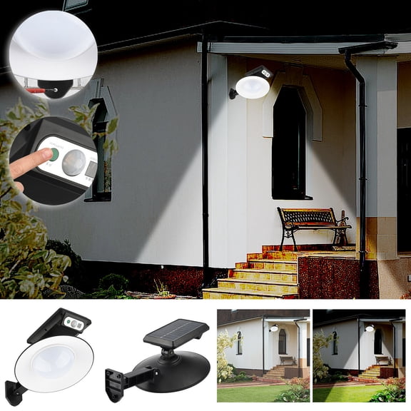 Outdoor Retro Ball - Shaped Solar Wall Light with Remote Control  Waterproof, 3 Lighting Modes, Efficient Solar Powered, Ideal for Courtyards, Gardens, and Pathways,Black
