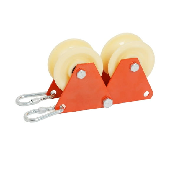 Outdoor Rock Climbing Hiking Mountaineering Abseiling Descending Double Rope Wheels Wear-Resistant Accessories