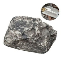 Outdoor Rock Hide a Key House Home Emergency Spare Key Holder Hider