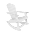thumbnail image 1 of Outdoor Rocking Adirondack Chair, White, 1 of 10