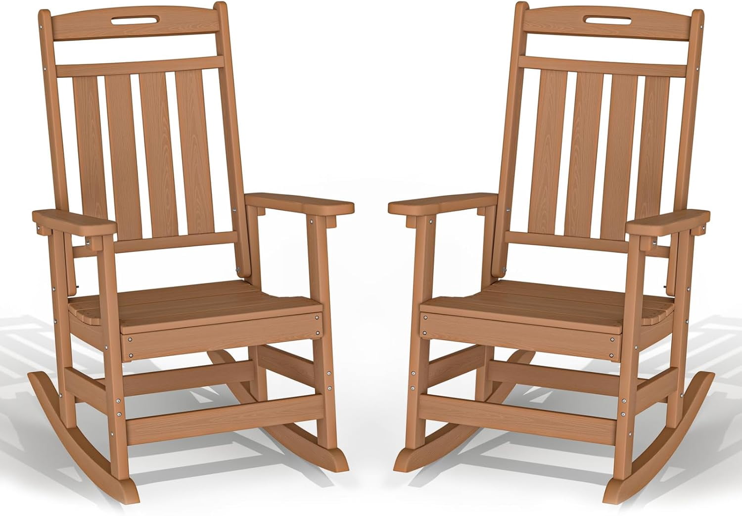 Outdoor Rocking Chair - All-Weather Resistant,HDPE Heavy Duty Patio ...