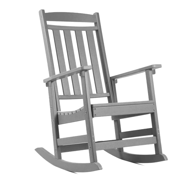 Outdoor Rocking Chair,All Weather Resistant Poly Lumber Outdoor Rocking