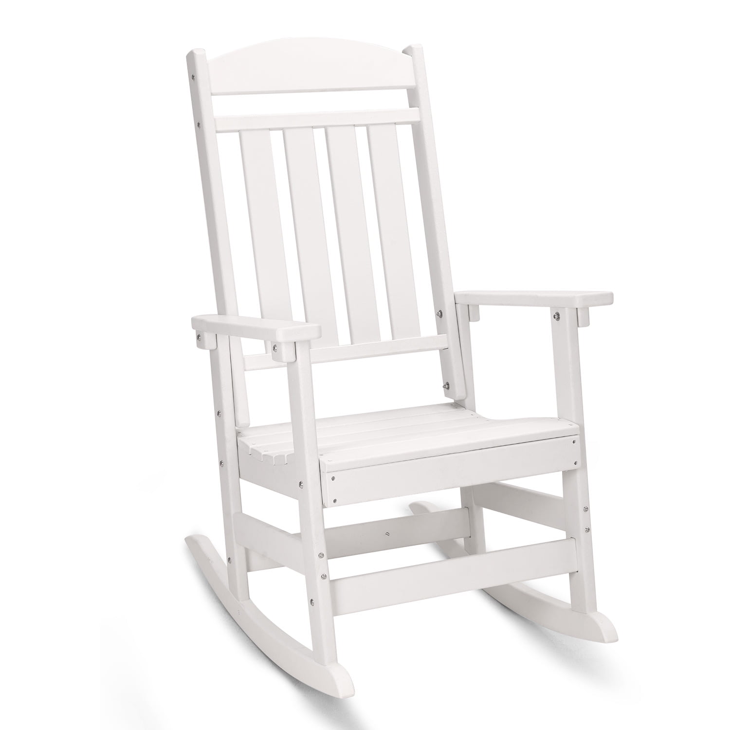 Outdoor Rocking Chair,All Weather Resistant Poly Lumber Outdoor Rocking