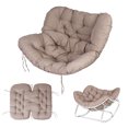 thumbnail image 1 of Outdoor Rocking Chair Cushions 6.3" Thick, Waterproof Papasan Chair Cushion, Fade-Resistant Patio Egg Lounge Chair Cushions for Indoor Outdoor Garden, Porch, Balcony, 1 of 7
