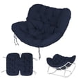 thumbnail image 1 of Outdoor Rocking Chair Cushions 6.3" Thick, Waterproof Papasan Chair Cushion, Fade-Resistant Patio Egg Lounge Chair Cushions for Indoor Outdoor Garden, Porch, Balcony, 1 of 6