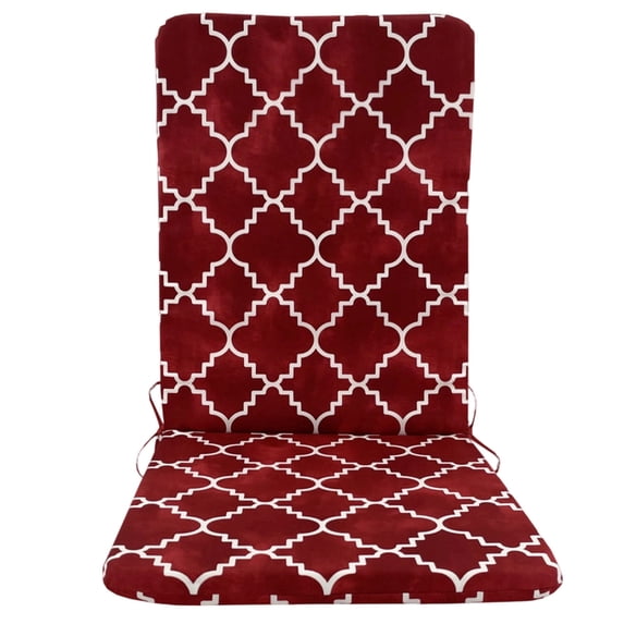 Outdoor Rocking Chair Cushions High Back Patio Seat Cushions with Ties Water-Repellent Fade-Resistant All Weather Patio Furniture Cushions for Garden Porch Dining Decor