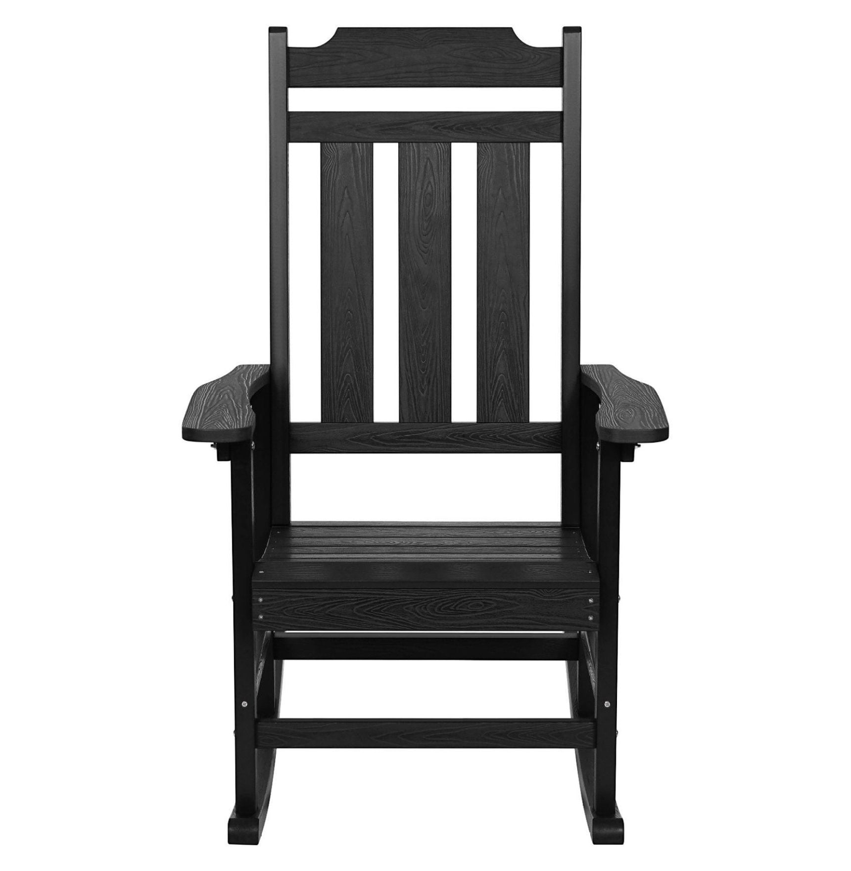 Outdoor Rocking Chair HIPS Porch Rocker - High Back, 400lbs Capacity ...