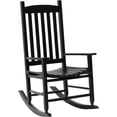 thumbnail image 1 of PayLessHere Outdoor Rocking Chair Load Bearing 243 lbs (Black), 1 of 8