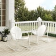 thumbnail image 1 of Outdoor Rocking Chair Set, White Gloss - 2 Chairs - 2 Piece, 1 of 1