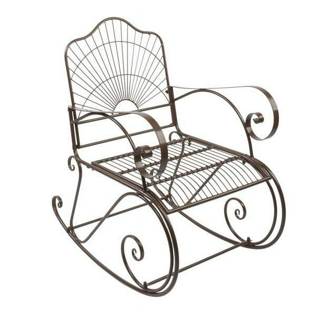 Outdoor Rocking Chair for Porch, Recliner Chair for Adults, Patio Lounge Chair Relax Chair for Garden Balcony Pool