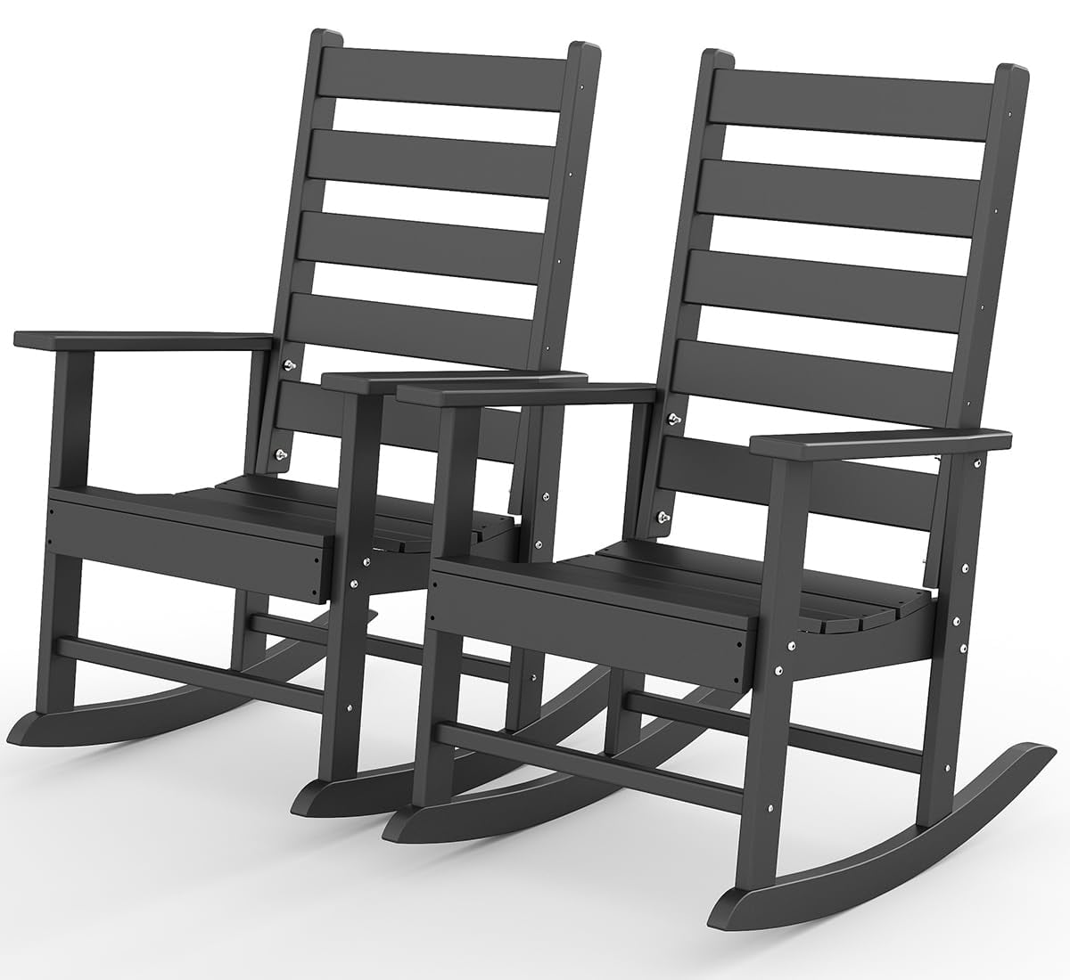 Outdoor-Rocking-Chairs-Set-of-2 | HDPE Plastic | Patio Rockers | Porch ...