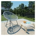 thumbnail image 1 of Outdoor Rocking Moon Chair Gray Rattan Grey, 1 of 7