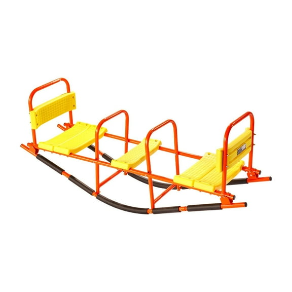 Outdoor Rocking Seesaw - Heavy-Duty 200 lbs Capacity Metal Teeter Totter