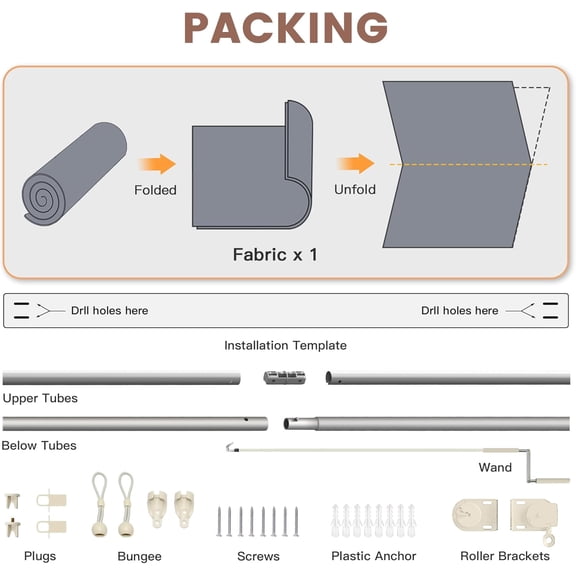 Outdoor Roller Shade 72" W X 72" H with Spliced Design, Patio Cordless Roller Blind, Exterior Roll Up Blind Shade for Gazebo, Yard, Deck and Porch, Wheat$$Garden & Patio