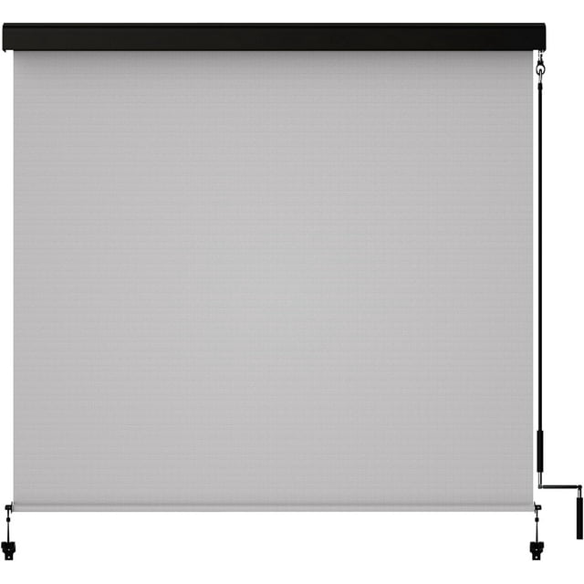 RoyalCraft Outdoor Roller Shades for Patio with Valance, Outdoor Blinds