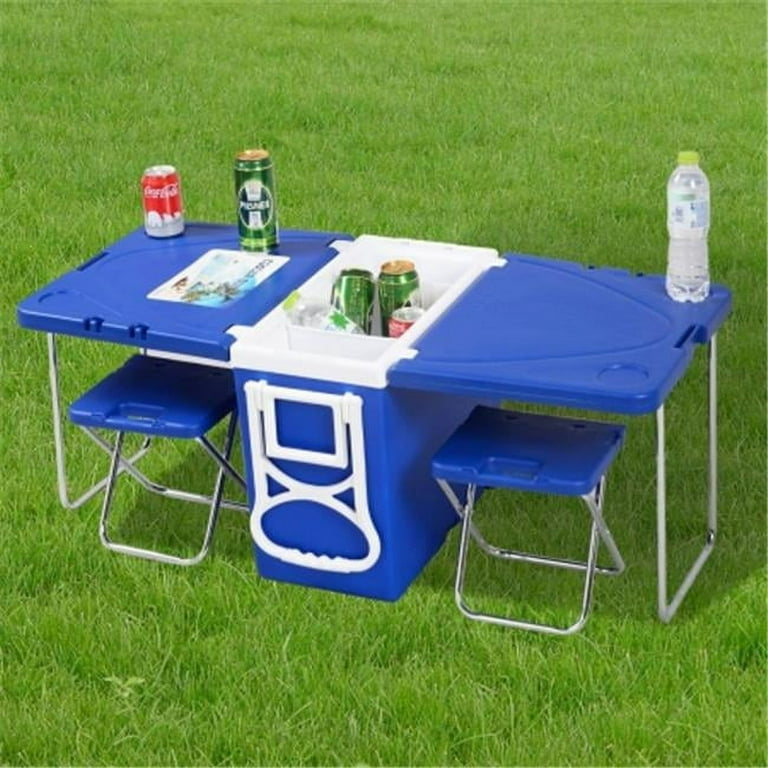 Cooler With Built In Table And Chairs Table Cooler With Chairs