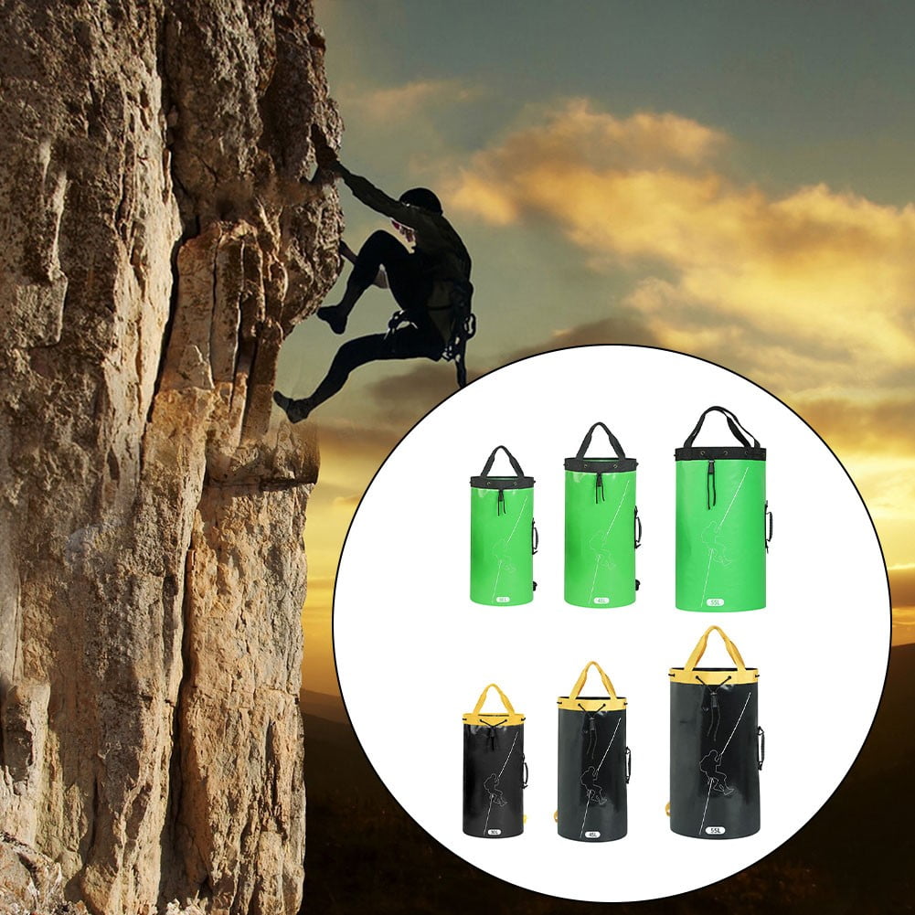 Outdoor Rope Storage Bag Hiking Climbing Caving Drainage Shoulder Tool ...