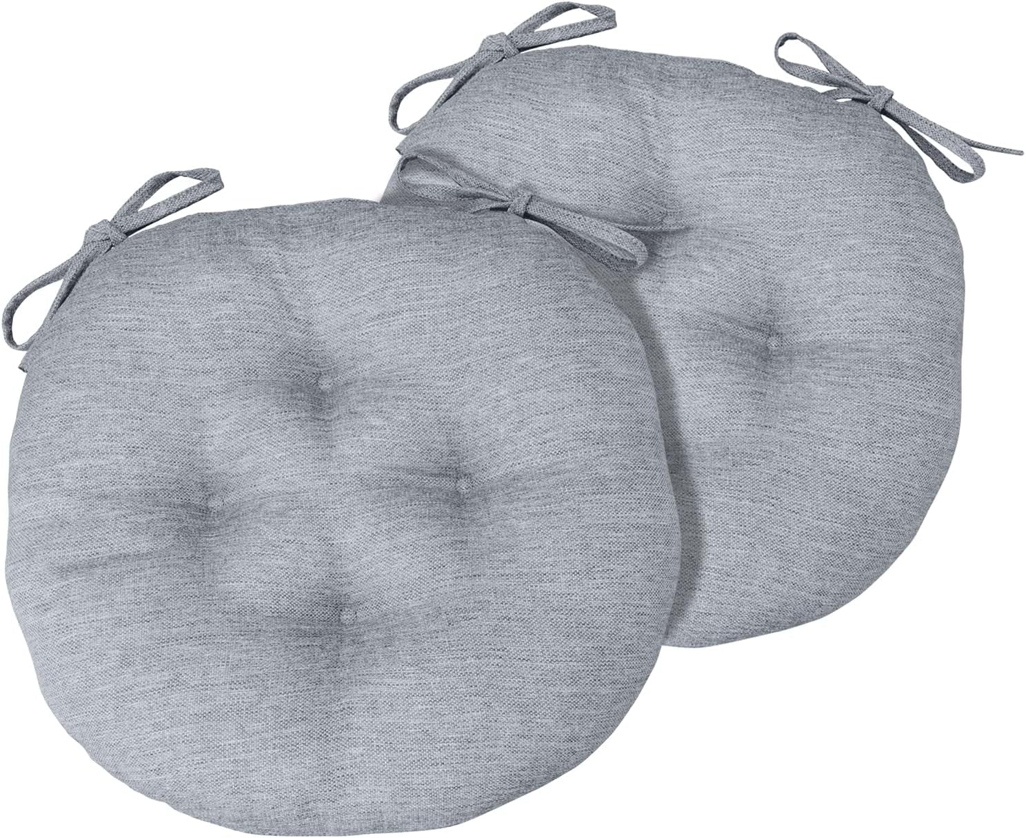 Outdoor Round Bistro Chair Cushions, 18 inch Round Seat Cushions for