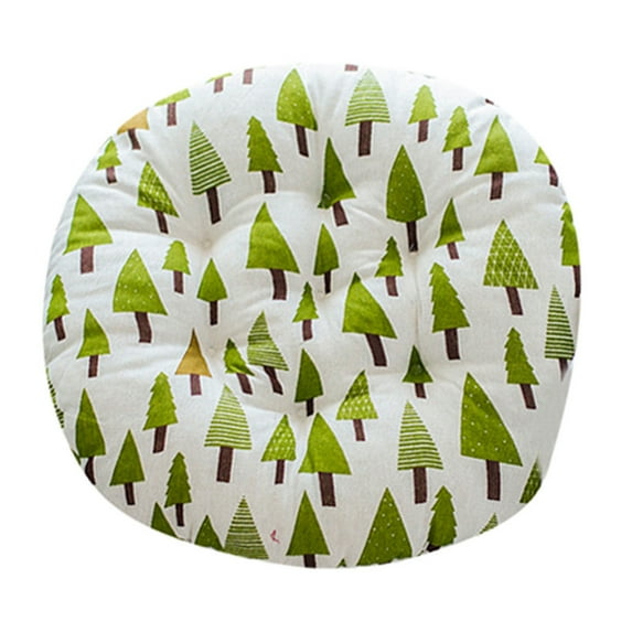 Outdoor Round Bistro Seat Cushions, 16"x16"x2", Tufted Waterproof Barstool Chair Pads for Patio Home Garden Office