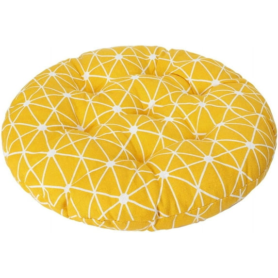 Outdoor Round Bistro Seat Cushions, Chair Pads Pillow for Home Garden Balcony Kitchen Office Porch