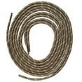 thumbnail image 1 of Outdoor Round Brown Grey Spot Shoelaces Boot Laces for Hiking Work Shoes 40 42 45 48 50 54 55 60 63 72 Inch 5 6 7 8 Eyelets, 1 of 5