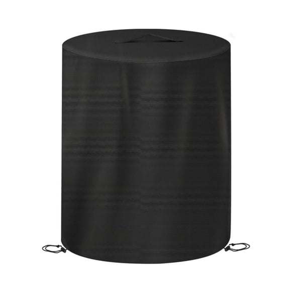 Outdoor Round Fire Pit Cover Waterproof Dust-Proof - Oxford Cloth UV-Resistant Cover for Fire Pit Heater, Universal for Outdoor Garden Patio, 420D Thickened