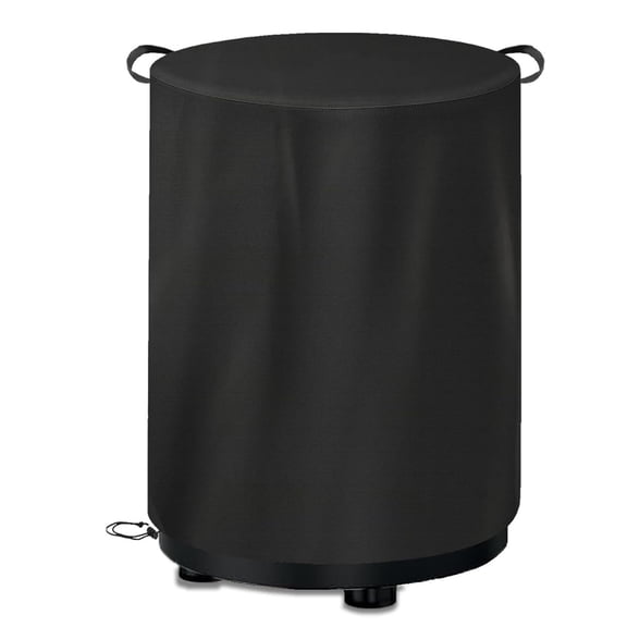 Outdoor Round Fire Pit Cover Waterproof Dust-Proof - Oxford Cloth UV-Resistant Cover for Fire Pit Heater, Universal for Outdoor Garden Patio, 420D Thickened