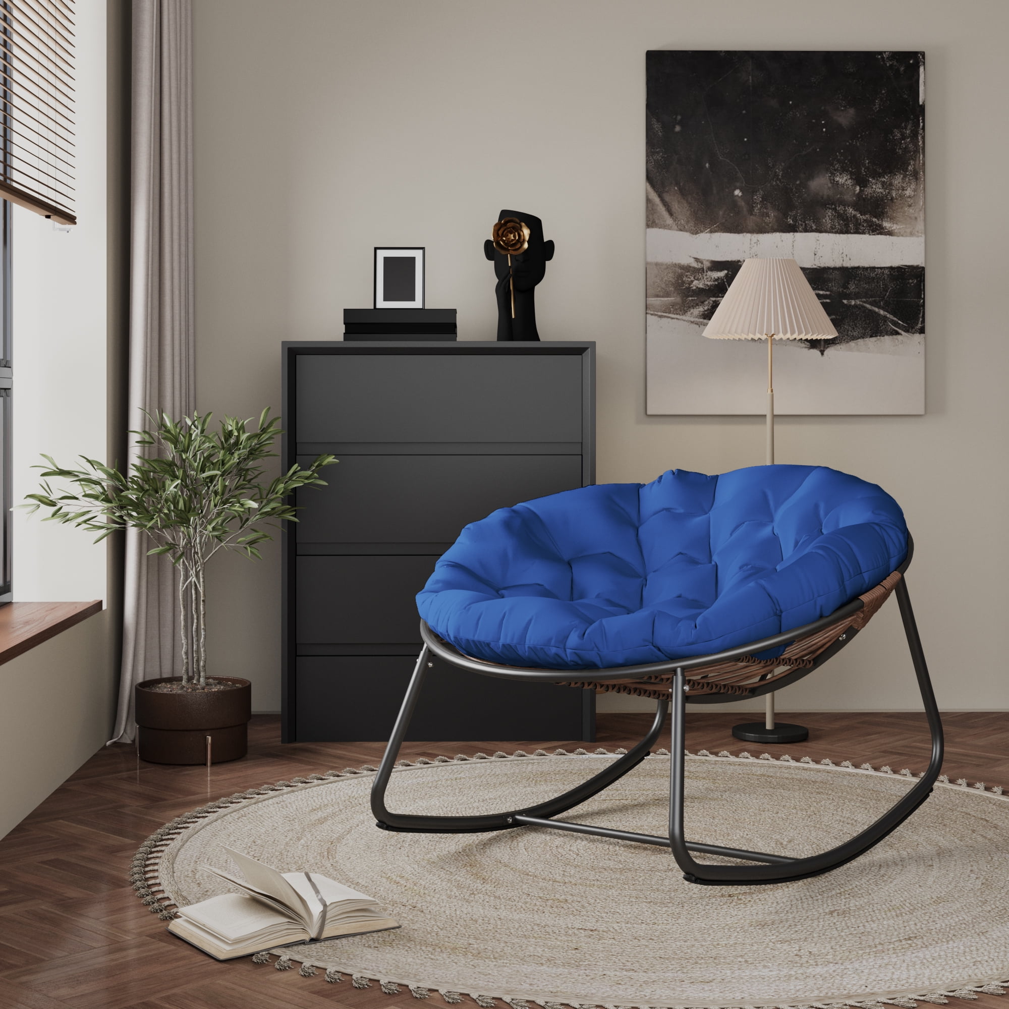 Rocking Camping Chair Naga Bahna Outdoor Rocking Chair, Patio