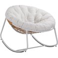 thumbnail image 2 of Egg Lounge Chair With Cushion Oversized Papasan Rocking Chair - Indoor/Outdoor Egg Chair With Cushion, Steel Frame & Wicker Design (Green) Double Papasan Lounge Chair 2 of 13