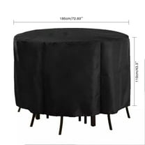 Outdoor Round Table Cover Patio Furniture Covers Garden Table Cover Waterproof Patio Table Covers