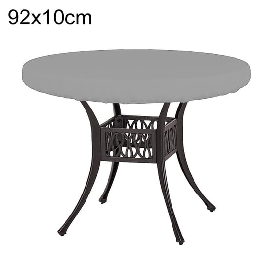 Outdoor Round Table Cover Waterproof Dustproof Patio Furniture Protector Multiple Sizes 210D Oxford Cloth Easy Clean Maintenance