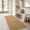 thumbnail image 1 of MatEssenz Runner Rug 2x6, Boho Long Hallway Runner for Kitchen Entryway, Machine Washable Non-Slip Woven Rug, Vintage Geometric Indoor Runner, Light Taupe Brown, 1 of 10